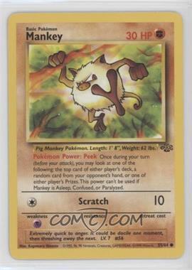 1999 Pokemon Jungle - [Base] #55 - Mankey