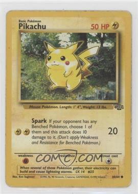 1999 Pokemon Jungle - [Base] #60 - Pikachu [Poor to Fair]