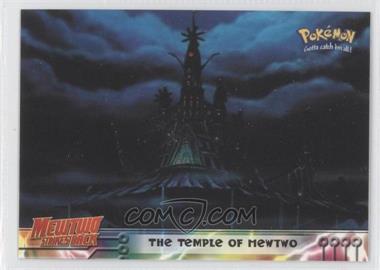 1999 Topps Pokemon Movie Animation Edition - [Base] - 1st Printing (Blue Topps Logo) #18 - The Temple of Mewtwo