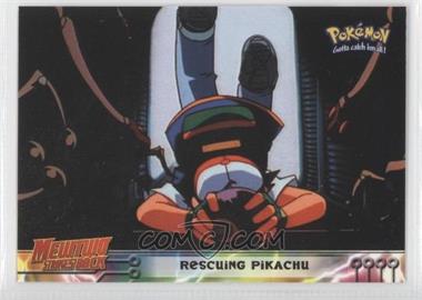 1999 Topps Pokemon Movie Animation Edition - [Base] - 1st Printing (Blue Topps Logo) #30 - Rescuing Pikachu