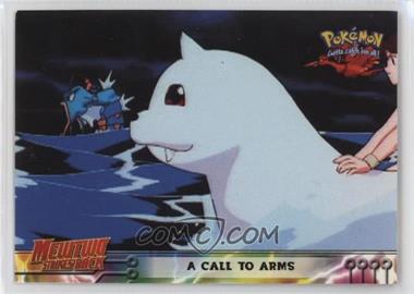 1999 Topps Pokemon Movie Animation Edition - [Base] - 2nd Printing (Black Topps Logo) #16 - A Call to Arms [EX to NM]