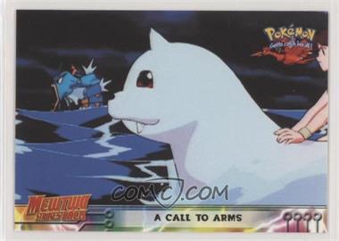 1999 Topps Pokemon Movie Animation Edition - [Base] - 2nd Printing (Black Topps Logo) #16 - A Call to Arms [EX to NM]