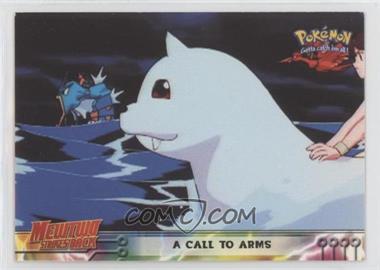 1999 Topps Pokemon Movie Animation Edition - [Base] - 2nd Printing (Black Topps Logo) #16 - A Call to Arms [EX to NM]