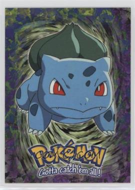 1999 Topps Pokemon Movie Animation Edition - Evolution - 2nd Printing (Black Topps Logo) #E1 - Bulbasaur