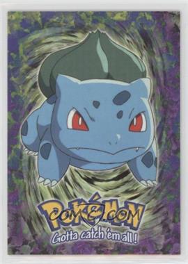 1999 Topps Pokemon Movie Animation Edition - Evolution - 2nd Printing (Black Topps Logo) #E1 - Bulbasaur