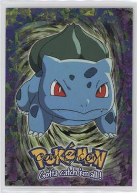 1999 Topps Pokemon Movie Animation Edition - Evolution - 2nd Printing (Black Topps Logo) #E1 - Bulbasaur