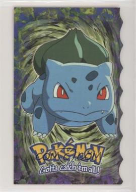 1999 Topps Pokemon Movie Animation Edition - Evolution - Die-Cut 1st Printing (Blue Topps Logo) #1 - Bulbasaur