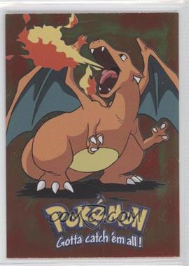 1999 Topps Pokemon Movie Animation Edition - Evolution - Silver Foil 1st Printing (Blue Topps Logo) #E6 - Charizard