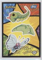 Caterpie, Metapod, Butterfree