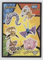 Onix, Cubone, Eevee, Zubat, Farfetch'd, Chansey [Good to VG‑EX]