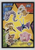 Onix, Cubone, Eevee, Zubat, Farfetch'd, Chansey [Good to VG‑EX]