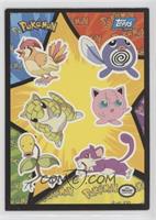 Pidgeotto, Poliwag, Sandshrew, Jigglypuff, Bellsprout, Rattata [EX to …