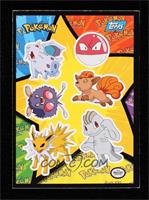 Nidoran F, Voltorb, Venonat, Vulpix, Jolteon, Machop [EX to NM]