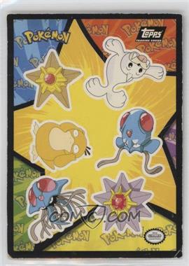 1999 Topps Pokemon Movie Animation Edition - Stickers #18 - Staryu, Seel, Psyduck, Tentacool, Tentacruel, Starmie [Poor to Fair]