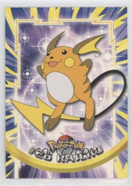 1999 Topps Pokemon TV Animation Edition Series 1 - [Base] - 1st Printing (Blue Topps Logo) #26 - Raichu