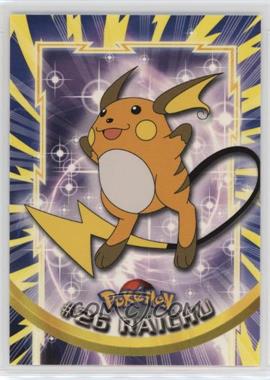 1999 Topps Pokemon TV Animation Edition Series 1 - [Base] - 1st Printing (Blue Topps Logo) #26 - Raichu