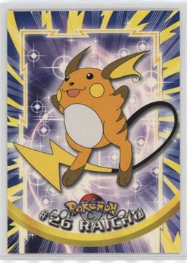 1999 Topps Pokemon TV Animation Edition Series 1 - [Base] - 1st Printing (Blue Topps Logo) #26 - Raichu