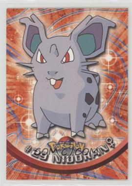 1999 Topps Pokemon TV Animation Edition Series 1 - [Base] - 1st Printing (Blue Topps Logo) #29 - Nidoran F