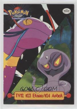 1999 Topps Pokemon TV Animation Edition Series 1 - [Base] - 1st Printing (Blue Topps Logo) #TV12 - #23 Ekans,  #24 Arbok [EX to NM]