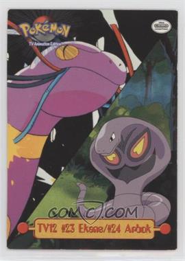 1999 Topps Pokemon TV Animation Edition Series 1 - [Base] - 1st Printing (Blue Topps Logo) #TV12 - #23 Ekans,  #24 Arbok [EX to NM]