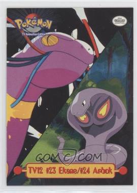 1999 Topps Pokemon TV Animation Edition Series 1 - [Base] - 1st Printing (Blue Topps Logo) #TV12 - #23 Ekans,  #24 Arbok [EX to NM]