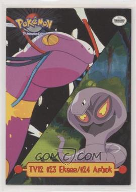 1999 Topps Pokemon TV Animation Edition Series 1 - [Base] - 1st Printing (Blue Topps Logo) #TV12 - #23 Ekans,  #24 Arbok [EX to NM]