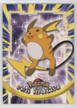 1999 Topps Pokemon TV Animation Edition Series 1 - [Base] - 2nd Printing (Black Topps Logo) #26 - Raichu [EX to NM]