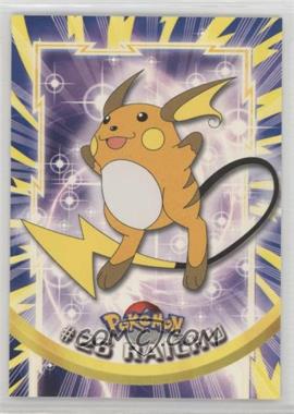 1999 Topps Pokemon TV Animation Edition Series 1 - [Base] - 2nd Printing (Black Topps Logo) #26 - Raichu [EX to NM]
