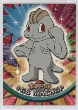 1999 Topps Pokemon TV Animation Edition Series 1 - [Base] - 2nd Printing (Black Topps Logo) #66 - Machop