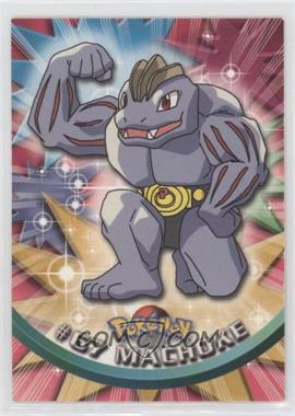 1999 Topps Pokemon TV Animation Edition Series 1 - [Base] - 2nd Printing (Black Topps Logo) #67 - Machoke