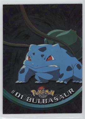 1999 Topps Pokemon TV Animation Edition Series 1 - [Base] - Silver Foil 1st Printing (Blue Topps Logo) #1 - Bulbasaur