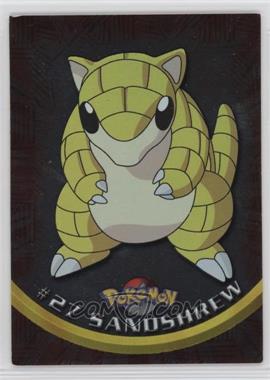 1999 Topps Pokemon TV Animation Edition Series 1 - [Base] - Silver Foil 1st Printing (Blue Topps Logo) #27 - Sandshrew [EX to NM]