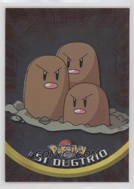 1999 Topps Pokemon TV Animation Edition Series 1 - [Base] - Silver Foil 1st Printing (Blue Topps Logo) #51 - Dugtrio