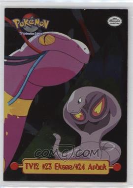 1999 Topps Pokemon TV Animation Edition Series 1 - [Base] - Silver Foil 1st Printing (Blue Topps Logo) #TV12 - #23 Ekans,  #24 Arbok