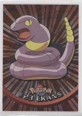 1999 Topps Pokemon TV Animation Edition Series 1 - [Base] - Silver Foil 2nd Printing (Black Topps Logo) #23 - Ekans