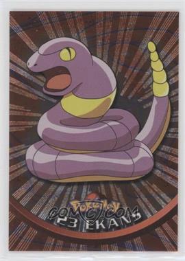 1999 Topps Pokemon TV Animation Edition Series 1 - [Base] - Silver Foil 2nd Printing (Black Topps Logo) #23 - Ekans