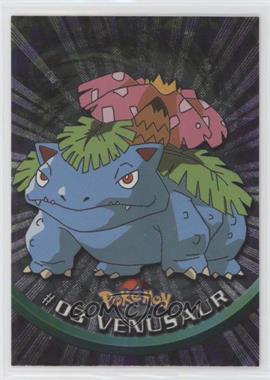 1999 Topps Pokemon TV Animation Edition Series 1 - [Base] - Silver Foil 2nd Printing (Black Topps Logo) #3 - Venusaur