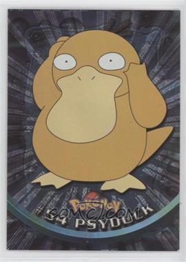 1999 Topps Pokemon TV Animation Edition Series 1 - [Base] - Silver Foil 2nd Printing (Black Topps Logo) #54.1 - Psyduck