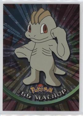 1999 Topps Pokemon TV Animation Edition Series 1 - [Base] - Silver Foil 2nd Printing (Black Topps Logo) #66 - Machop