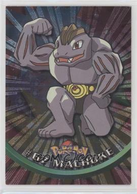 1999 Topps Pokemon TV Animation Edition Series 1 - [Base] - Silver Foil 2nd Printing (Black Topps Logo) #67 - Machoke [EX to NM]