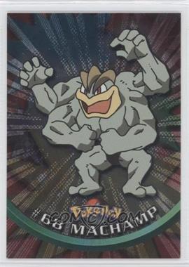 1999 Topps Pokemon TV Animation Edition Series 1 - [Base] - Silver Foil 2nd Printing (Black Topps Logo) #68 - Machamp