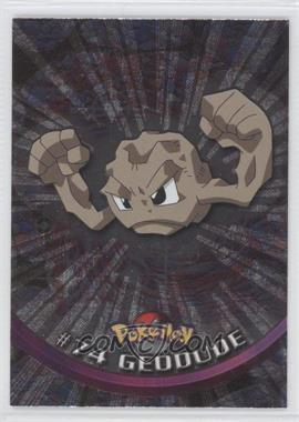 1999 Topps Pokemon TV Animation Edition Series 1 - [Base] - Silver Foil 2nd Printing (Black Topps Logo) #74 - Geodude