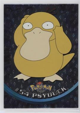 1999 Topps Pokemon TV Animation Edition Series 1 - [Base] - Silver Foil 3rd Printing (Black Topps Logo) #54 - Psyduck