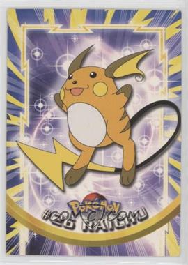 1999 Topps Pokemon TV Animation Edition Series 1 - [Base] - UK Printing (Round Nintendo Logo) #26 - Raichu