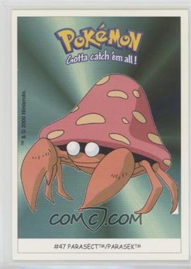 2000 Dunkin Boomer Pokemon Stickers - [Base] #47 - Parasect