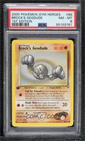 Brock's Geodude [PSA 8 NM‑MT]