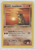 Brock's Sandshrew