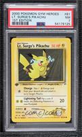 Lt. Surge's Pikachu [PSA 7 NM]