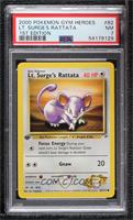 Lt. Surge's Rattata [PSA 7 NM]