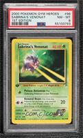 Sabrina's Venonat [PSA 8 NM‑MT]